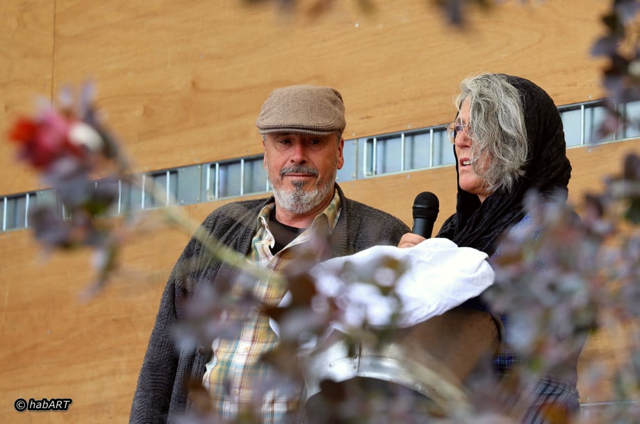 Schauspieler auf der Bühne 