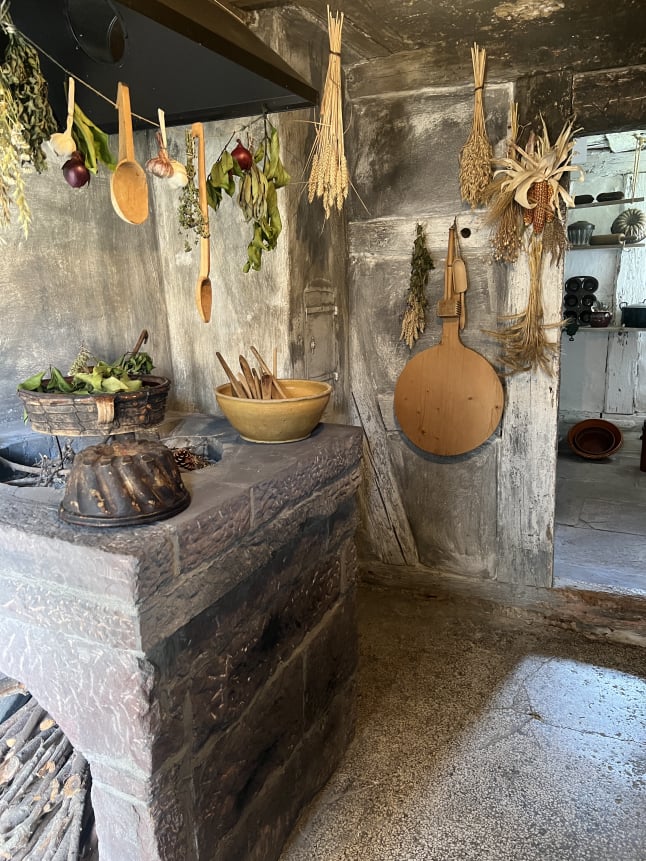 Blick in die Küche des alten Museums